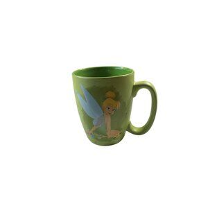 Disney Tinker Bell‎ Green Ceramic Mug 16 Ounce